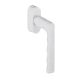 Hoppe Fenstergriff Hamburg 0700/UD9020 Alu.F9016/verkehrsweiß 32-42mm Stand.