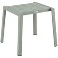 Gartenbeistelltisch Delia von Brafab aus Aluminium, modern, hellgrün, stapelbar, rechteckig