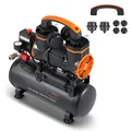 900W Druckluftkompressor Flüsterkompressor Ölfrei Kompressor 8L 2800U/min