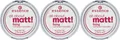 Essence Puder all about matt! fixing compact powder, 3-tlg., mit hoher Deckkraft