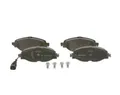 4 St. BOSCH Bremsbelagsatz, Scheibenbremse 0986494660