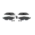 1x Bremsbelagsatz, Scheibenbremse BOSCH 0 986 494 660 passend für AUDI SEAT