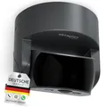 Oktaplex Bea Bewegungsmelder Aussen IP65 schwenkbar 180° Infrarotsensor 10m Reichweite 230V anthrazit mit Dämmerungssensor