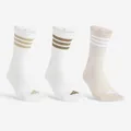 Tennissocken High 3er Pack - beige/weiß