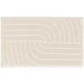 benuta Nest Badematte, Creme, Textil, Beton Optik, Rechteckig, 50x80 cm, Oeko-Tex® Standard 100, Badtextilien, Badematten