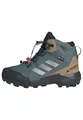 adidas Unisex Kinder Terrex Mid Gore-TEX Hiking Shoes Kids, Preloved Teal/Silver Metallic/Semi Lucid Blue, 32 EU