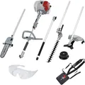 IKRA Multitool IBKH 33-1 Benzin 4in1 Garten Multifunktionswerkzeug inkl. Schutzbrille