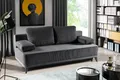 WERK2 Schlafsofa Rosso Breite 204, Liegefläche 140/200cm. aktueller Cord Materialmix, 2-Sitzer Sofa und Schlafcouch mit Federkern & Bettkasten