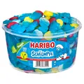 Haribo Schlümpfe Erdbeer Himbeer und Zitrone gelatinefrei 1350g