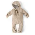 Ehrenkind Overall Walkoverall Baby aus Merino Schurwolle mit Reißverschluss (Natur, Gr. 86-92) Wollwalk Overall Baby 86-92 86/92