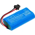 TECHTEK Akku Kompatibel mit [ADE] PWI30 Ersetzt ISR18650 - Blau
