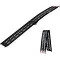 Baumarktplus - Trutzholm 1 X Auffahrrampe Klappbar 228 Cm Traglast 340 Kg Alu Schwarz Gelocht Motorradrampe Verladerampe