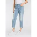 Herrlicher Tapered-fit-Jeans Gila HI Tap Denim mit seitlichem Keileinsatz blau 28