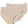 Schiesser Midislip Modal Essentials (2er Pack) Glanzgarn-Details, weicher Bund, Basic beige 46