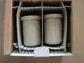 Becher für 1 x 50 ml Falcon  626.002 (2 Becher)  NEUWARE