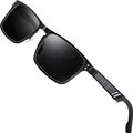 ATTCL Polarisierte Fahren Sonnenbrille Herren Al-Mg Metall Rahme Ultra Leicht UV400 Schutz