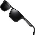 Polarisierte Fahren Sonnenbrille Herren Al-Mg Metall Ultra Leicht