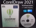 Corel Draw Graphics Suite SE 2021 Vollversion Box + DVD, Cliparts, Schritfen NEU