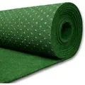 MDEKOR Kunstrasen Rasenteppich outdoor Meterware Höhe 6,5mm, 30m x 100cm Moos 630 (Grün) grün 3000 cm x 100 cm