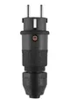 ABL Pro Stecker 1530 SK+F/B SV sw, spritzwassergeschützt nach IP54