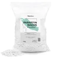 Oputec 1KG Paraffinwachs Pastillen für Kerzen: Weißes Kerzenwachs - Kerzen selber Machen - Kerzenwachs zum Gießen - Eigene Kerzen herstellen und nachfüllen - Made in Germany