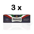 PRORASO Rasiercreme Tube Blau/Schützend Aloe & Vitamin E 150Ml 3XPACK TRIPLE