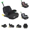 Cangaroo Kindersitz Sitzerhöhung Jax i-Size 125-150cm Gruppe 3 Isofix Top Tether schwarz