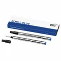 2x Montblanc Rollerball/Tintenroller Mine LeGrand F Royal Blue/Blau Refill