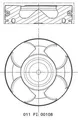 MAHLE 011 PI 00108 001 Kolben für ALFA ROMEO,CHRYSLER,FIAT,HOLDEN,LANCIA,OPEL,SA