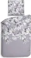 Heckett and Lane Stacey Bettwäsche 135 Purple Bettwäsche 1 x Bettbezug 135x200 + 1 x Kopfkissenbezug 80x80 Purple Geblumt bunt