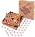 LOGOPLAY Funny Pigz - Big Hole - Würfelspiel - Gesellschaftsspiel - Brettspiel aus Holz