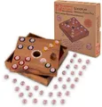 LOGOPLAY Spiel Original Funny Pigz mit Karton, Familienspiel, Original Funny Pigz Lustiges Schweinchen-Würfelspiel aus Holz &