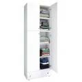 VCM Kleiderschrank "Lona", BxHxT: 39 x 200 x 70 cm, Holzwerkstoff - weiss