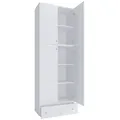 Kleiderschrank Lona XXL Weiß ca. 70x200x39 cm