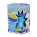 Chill Factor Color Shock Slushy Maker Totally Cool Blue - Wiederverwendbarer Hausgemachte Slushy Squeeze Cup Küchenspielzeug