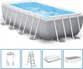 INTEX Prism Frame Swimmingpool-Set Rechteckig 488x244x107 cm 26792GN