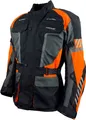 Roleff RO16012 Motorradjacke – Schwarz/Neon-Orange, wasserdicht, atmungsaktiv & mit Protektoren Roleff Größe: L,
