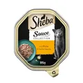 SHEBA Schale Nassfutter für Katzen Sauce Collection mit Pute in Heller Sauce 2 x 11 x 85g