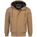 Höhenhorn Winterjacke Alpwall Herren Winter Jacke für Männer Gefüttert Wasserdicht Atmungsaktiv, Thermo-Isoliert, Hochwertige Details gelb XL