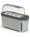 Harry Herbs - 4 in 1 Kräutertopf - Anzucht - Microgreens - Hydroponik - integriertes Wasserreservoir mit Bewässerungssystem - inklusive Wasserstandsanzeige - indoor & outdoor (hellgrau, mit Haube)