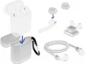 DeLOCK - Zubehörkit für kabellose Kopfhörer - weiß - für Apple AirPods (18351)