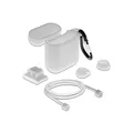 DeLOCK Schutzhülle für Apple AirPods 1. Gen, AirPods 2. Gen, AirPods 3. Gen, AirPods Pro weiß