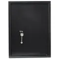 HELO24 Möbeltresor Safe Tresor Geldschrank Wandtresor Wandsafe XXXL - S6 schwarz schwarz 37 cm x 36 cm x 48 cm