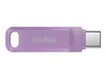 SanDisk Ultra Dual USB Flash Drive Go 64 GB, USB-C, Lavendel
