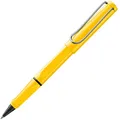 Lamy safari roll-ink yellow Tintenpatronenroller – zeitlos klassischer Stift mit ergonomischem Griff & Strichbreite M - Gehäuse aus robustem ASA-Kunststoff – inkl. Tintenpatrone T10 blau