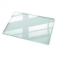 Tulup Tischplatte Glasplatte für Couchtisch Transparent Couchtisch Bodenplatte 120 cm x 80 cm