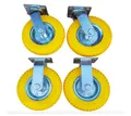 Frosal Ersatzrad 2 x FROSAL Bockrolle + 2 x Lenkrolle 8 " 2.50-4 als 4 tlg. Set (1 St)