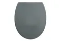 spirella WC-Sitz HARRY, Premium Toilettendeckel aus leichtem PP Thermoplast Kunststoff, hohe Stabilität, bruchsicher, Edelstahl Scharniere mit Quick-Release-Funktion zur einfachen Schnellreinigung, Soft Close Absenkautomatik, oval, anthrazit
