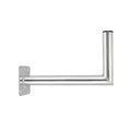 PremiumX 40cm SAT Wandhalter Aluminium Wand Halterung 50mm ALU Rohr für Satelliten-Schüssel Antenne Spiegel