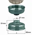 BMW K 75 100 1100 1200 R 850 1100 1150 Ölfilterschlüssel Schlüssel Ölfilte 76 mm